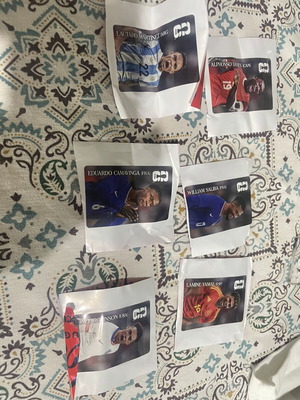 Panini FIFA World Cup 2026 stickers used, set of 6