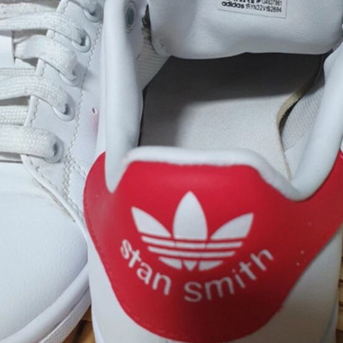 Adidas Stan Smith sneakers like new, size 39, white and red