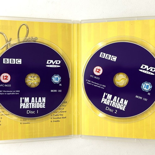 I'm Alan Partridge DVD set, like new, 2 discs, English with subtitles