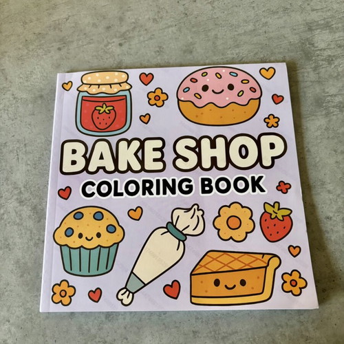 Bake Shop Coloring Book new, English