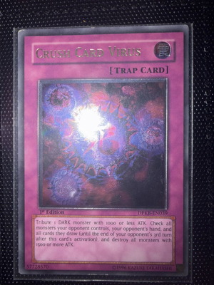 Crush Card Virus DPKB-039 Yu-Gi-Oh! card