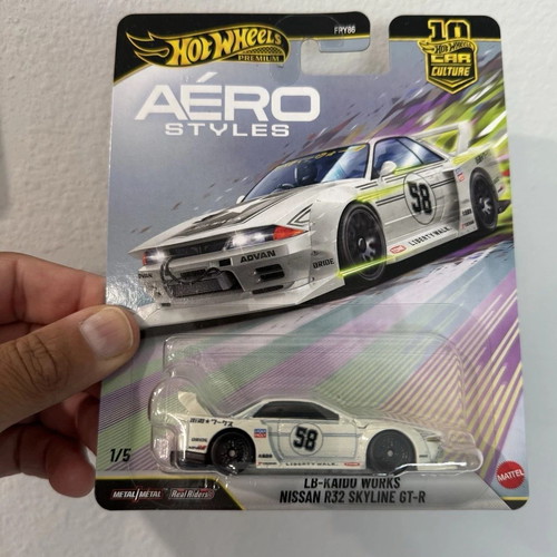 Hot Wheels Aero Styles LB-Kaido Works Nissan R32 Skyline GT-R new