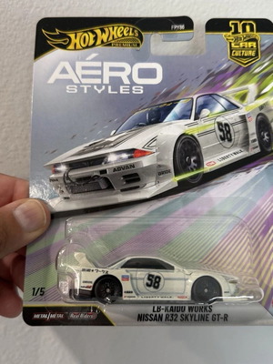 Hot Wheels Aero Styles LB-Kaido Works Nissan R32 Skyline GT-R new