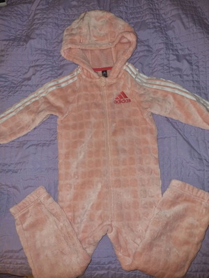 Adidas ολόσωμη παιδική φόρμα fleece 3-4 ετών σαν καινούργιο