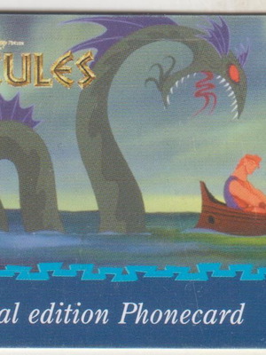 BT Disney Hercules & Serpent τηλεκάρτα ειδικής έκδοσης