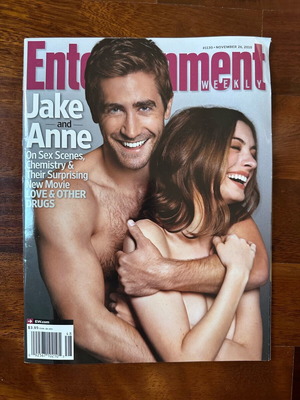 Περιοδικό Entertainment Weekly σαν καινούργιο με Jake Gyllenhaal και Anne Hathaway