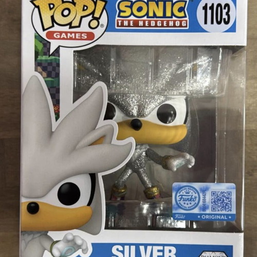 Funko Pop! Games Sonic The Hedgehog Silver Diamond Collection #1103 new figure