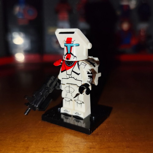 Sarge (Delta Squad) Star Wars Lego minifigure with accessories