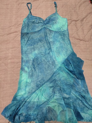 Dress used, blue, size M 38 10