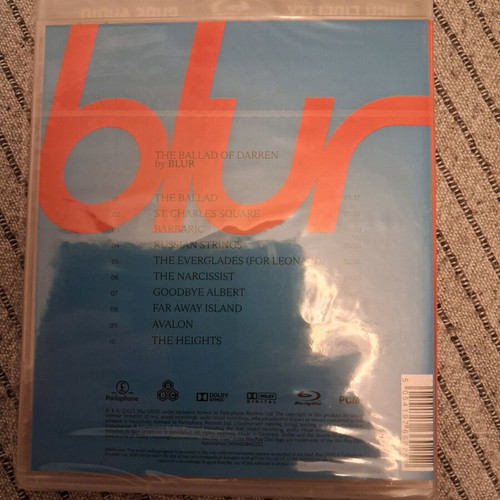 Blur The Ballad Of Darren Blu-ray Audio new, Dolby Atmos