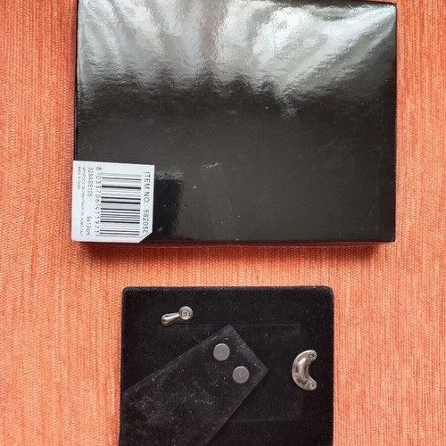 Photo frames new, small, silver, Italian
