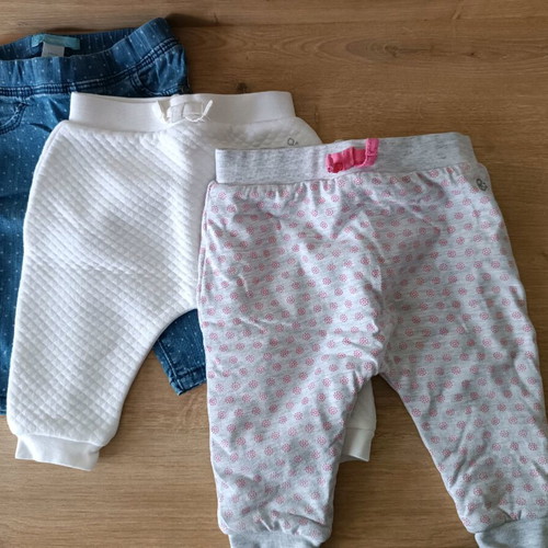 Obaibi pants used, pack of 3 for 3-6 months old