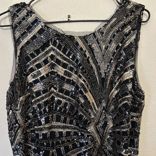 Zara cocktail dress like new with sequins multicolor size M