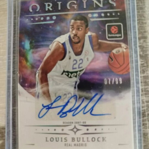 Origins Louis Bullock basketball card