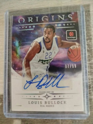 Origins Louis Bullock basketball card