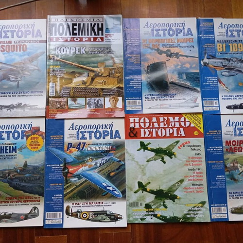 Aviation History and War History Magazines pack of 8, like new