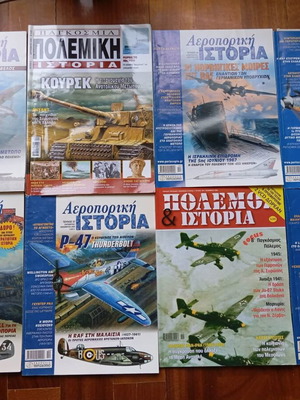 Aviation History and War History Magazines pack of 8, like new