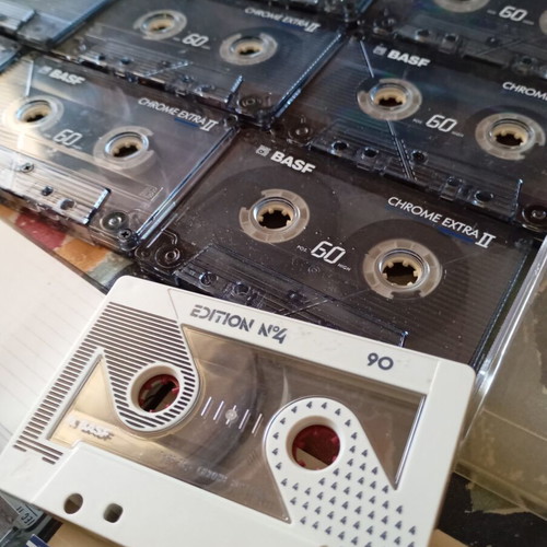 BASF Chrome Audio Cassettes used, pack of 13