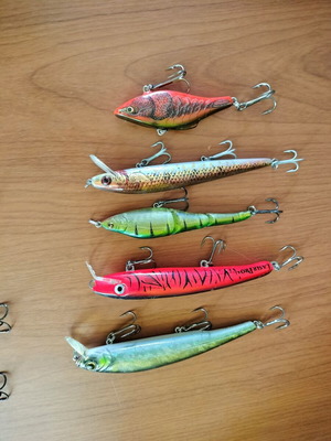 Artificial lures used with various models