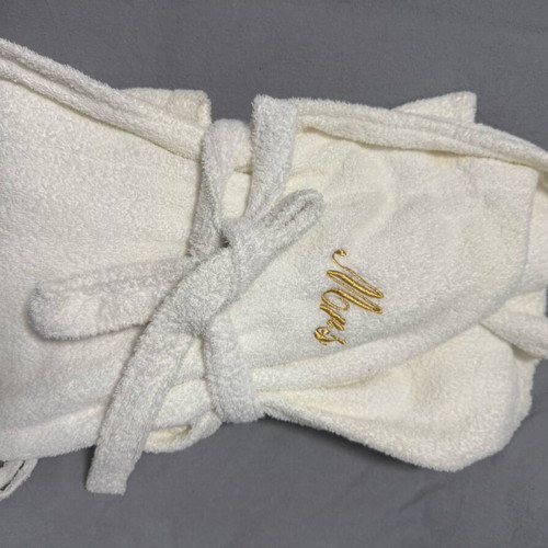 Bathrobes Mr & Mrs set, men's large (L) and women's medium (M)