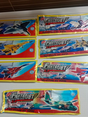Styrofoam Airplanes Set of 7 New