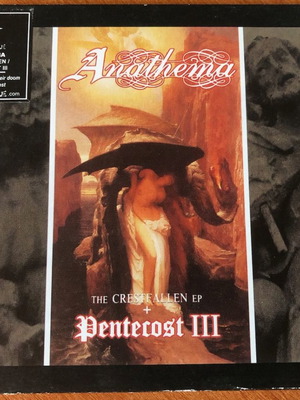 Anathema The Crestfallen EP + Pentecost III CD употребяван, метъл