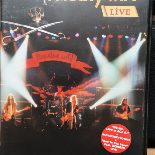 Running Wild Live DVD like new, metal