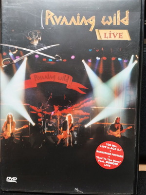 Running Wild Live DVD like new, metal