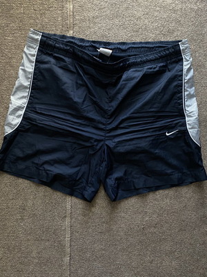 Nike vintage swim shorts size M, new, navy blue