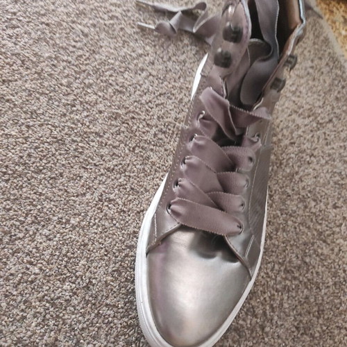 Maria Mare women's silver athletic shoes like new size 41