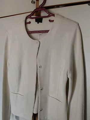 Ecru outerwear used, classic bolero jacket spring