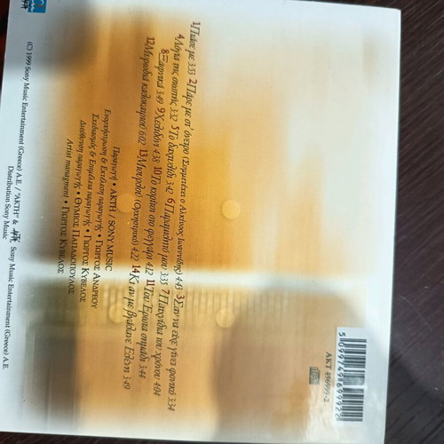 Eleni Giannatsoulia CD like new, entechno