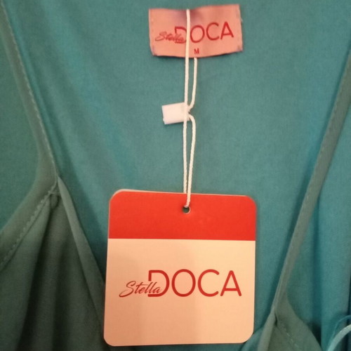 Maxi dress Doca new, turquoise, size M