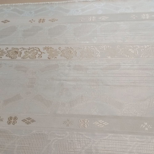 Table runners with macramé and handmade fringes, new, set of 2
