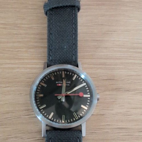 Mondaine 36mm wristwatch