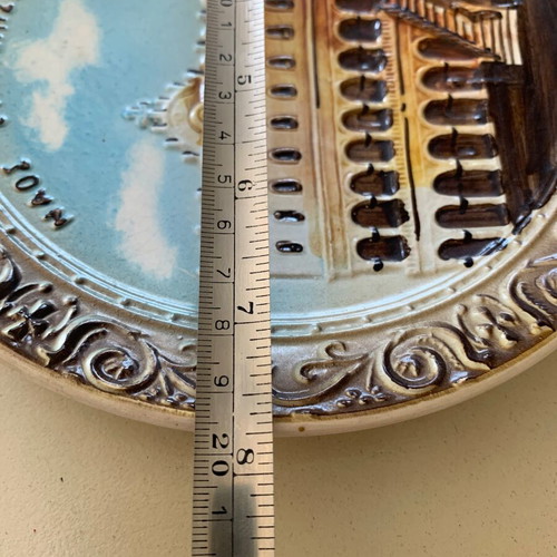 Evagelistria of Tinos Church Handmade Plate used