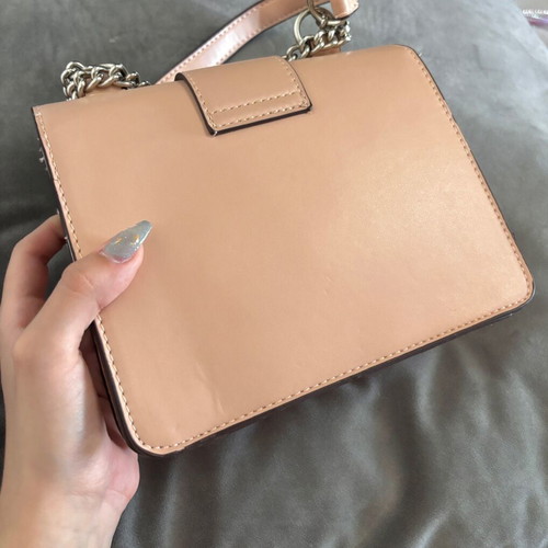 Bershka shoulder bag like new, soft pink