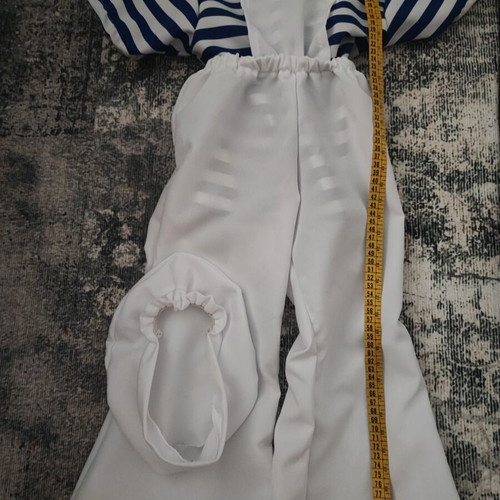 Sailor costume with hat for toddler, new