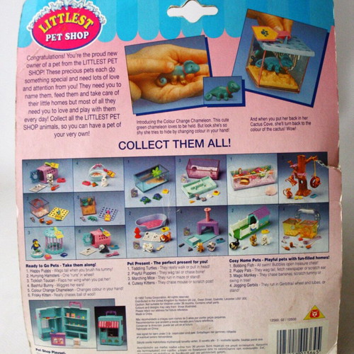 Littlest Petshop Colour Change Chameleon Cactus Cove Kenner new, sealed