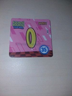 Koukou Roukou Sonic No.35 Sticker new