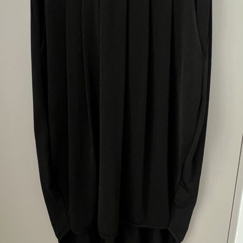 Midi dress with pockets like new, black, size M