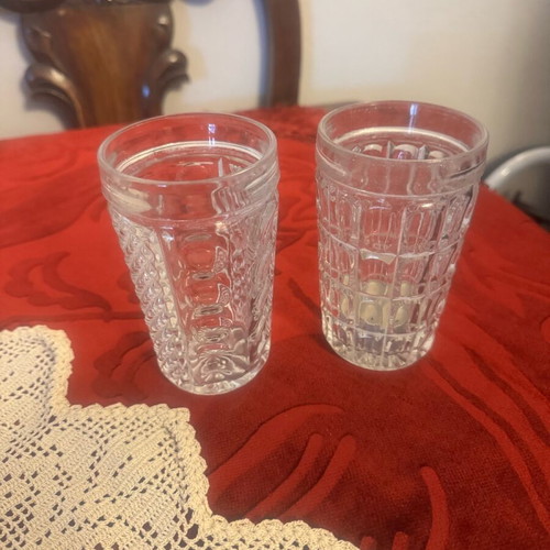 Water glasses two very old, like new