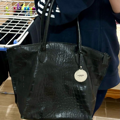 Tosca Blu shoulder bag black leather used
