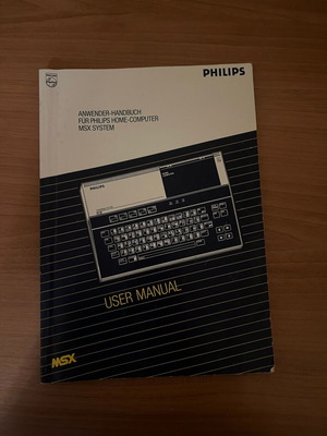 Philips MSX User Manual original, like new