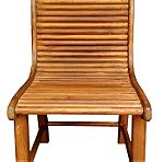  Χειροποίητη ξύλινη καρέκλα με πλάτη