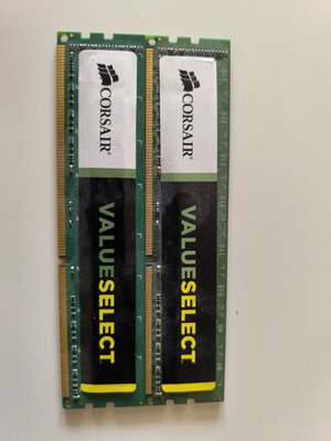Corsair ValueSelect 8GB DDR3 RAM 1333MHz σαν καινούργιο (2x4GB)