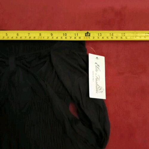 Strapless jumpsuit black one size Made in Italy