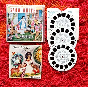 Snow White & Thr Seven Dwarfs - View Master 3 Reel Packet (Vintage).