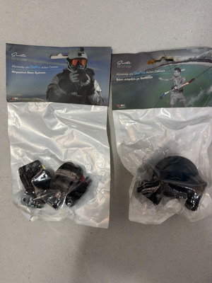 Sentio GoPro Action Camera Accessories Set (Helmet Mount & Suction Cup)