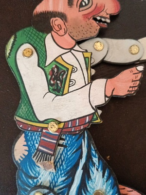 Karagiozis figure wooden used